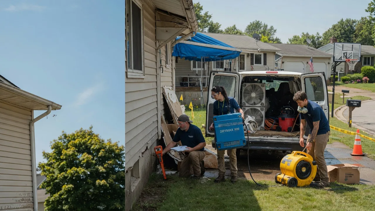 Ceiling Leak Cleanup in Island Park, NY near me