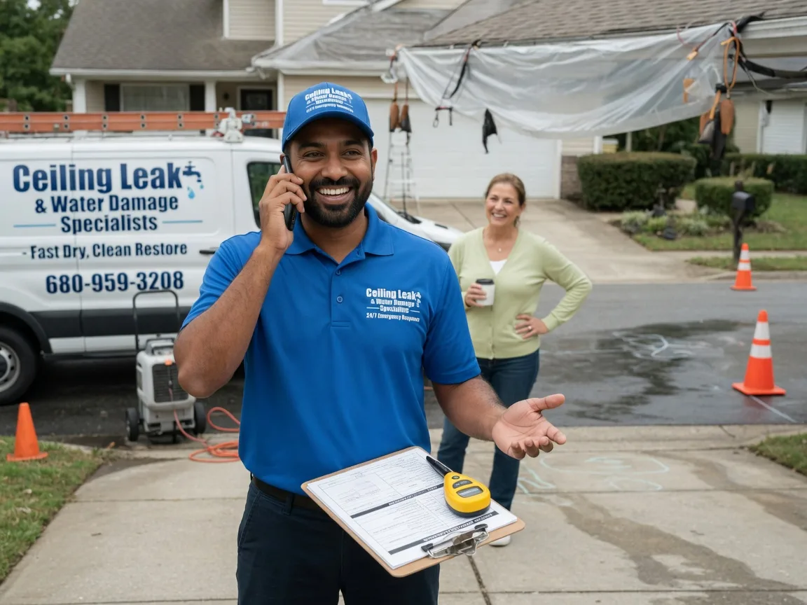 Ceiling Leak Cleanup Island Park, NY FAQs